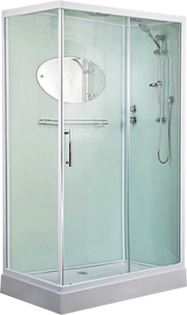 Душевая кабина Esbano ESKW129СKR (со стеклянной крышей) 120х90 фото