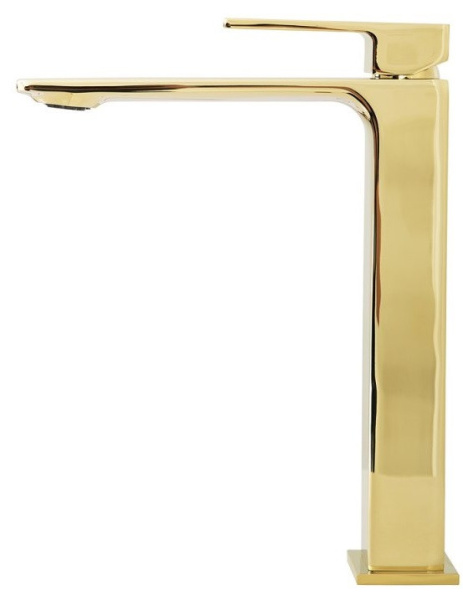 Высокий смеситель для раковины Belbagno Luce LUC-LMC-ORO-W0 фото