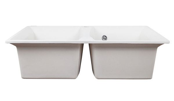 Кухонная мойка двойная Kaiser 78 KM2M-5078 W 78x50 белая фото