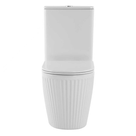 Унитаз напольный со смывом торнадо SantiLine SL-5046 с сиденьем фото