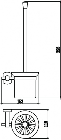 Ершик для туалета Savol 99 S-009994 фото