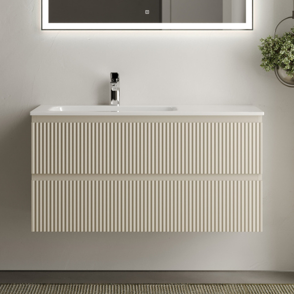 Тумба под раковину Sancos Snob R SNR100LCE Beige Soft фото