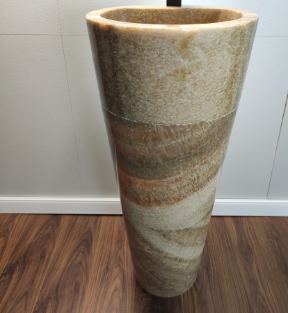 Раковина напольная из оникса Sunset ON-01348 (40*40*90) фото