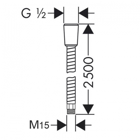 Душевой шланг Lemark LE8064S 250 см фото