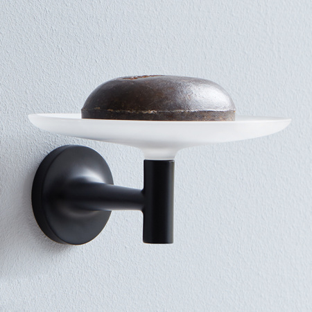 Мыльница настенная Duravit Starck T 0099334600 черная матовая фото