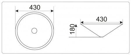 Раковина CeramaLux N NY J 848 фото