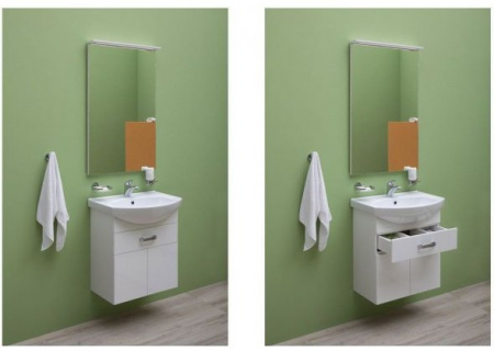 Тумба с раковиной Aquanet Ирис 60 00212657 фото