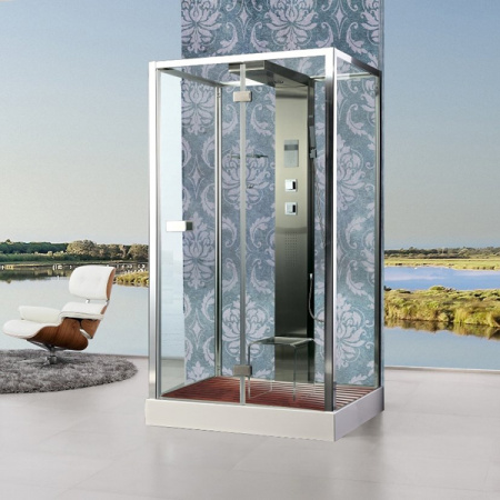 Душевая кабина с гидромассажем и паром Acquazzone Helena SW 120 120х90х220 фото