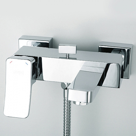 Смеситель для ванны с душем WasserKRAFT Aller 1061 WHITE фото
