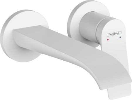 Смеситель для раковины настенный Hansgrohe Vivenis 75050700 белый матовый фото