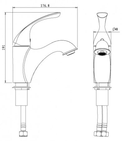 Смеситель для раковины Lemark Intense LM5606C фото