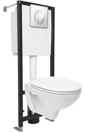 Комплект Cersanit Delfi Leon Black фото