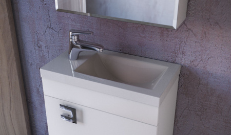 Тумба с раковиной Raval Kub 40 Kub.01.40/P/W фото
