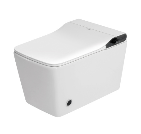 Электронный унитаз-биде импульсный Abber Rechteck AC1215S с инсталляцией AC0101P2 фото