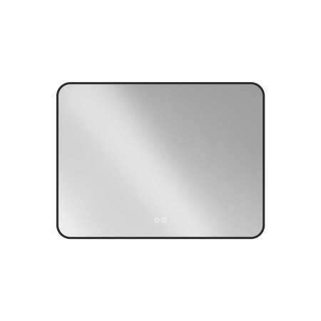 Зеркало с подсветкой Vincea LED VLM-3VC100B-2 черное, c сенсорным выключателем и диммером, с функцией антизапотевания 100x80 фото