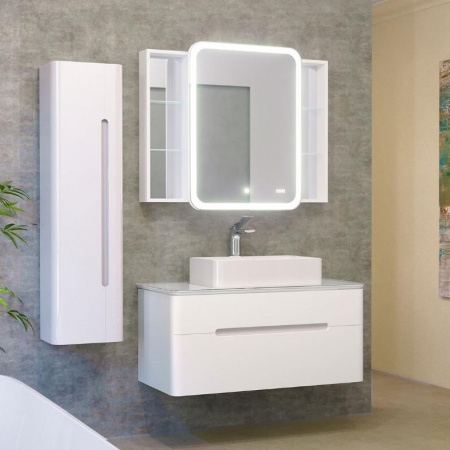 Зеркало-шкаф Jorno Bosko Bos.03.100/W 100 см фото