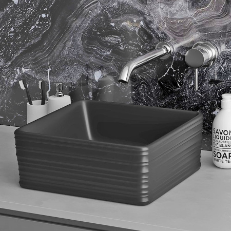 Раковина-чаша Grossman 40 GR-3026BM черная матовая фото