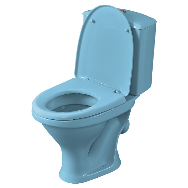 Унитаз компакт Santeri Вест 1.P201.8.S06.00B.F с бачком и сиденьем фото