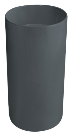 Напольная раковина SantiLine SL-4014MG 44,5x44,5 серая матовая фото