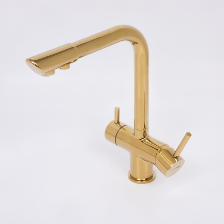 Смеситель для кухни под фильтр WasserKRAFT A8377 глянцевое золото фото