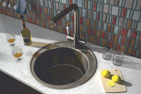 Мойка Zorg Inox SZR-510/205 GRAFIT фото