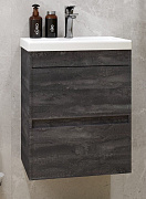 Тумба с раковиной Art&Max Family Family-M-400-2C-SO-IS железный камень