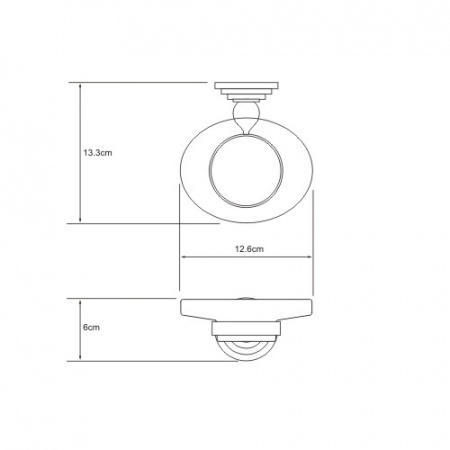 Мыльница настенная стеклянная WasserKRAFT Ammer К-7029 фото