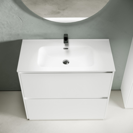 Тумба под раковину Sancos Libra Floor LB90FW белая фото