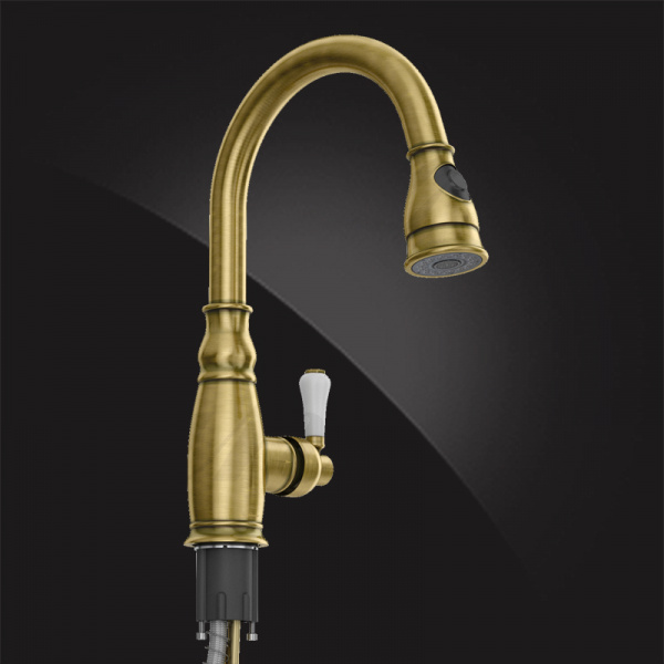 Смеситель для кухни Elghansa Kitchen 5652686-Bronze фото