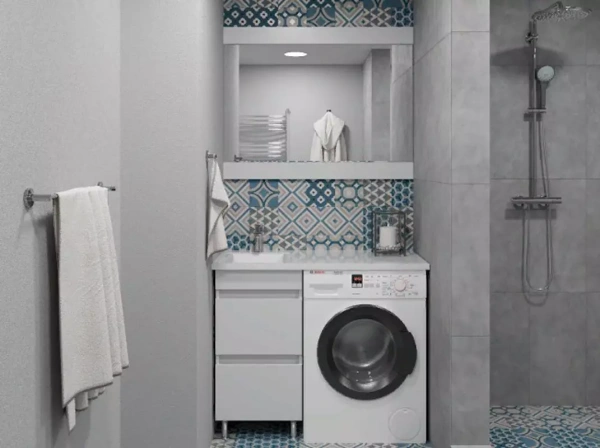 Раковина над стиральной машиной Stella Polar Мадлен SP-00001368 105x48 фото