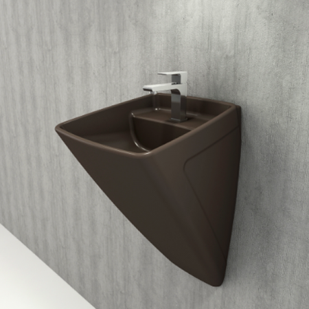Раковина-моноблок подвесная Bocchi Firenze 1082-025-0126 кофейная фото