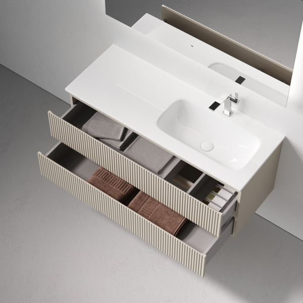 Тумба под раковину Sancos Snob R SNR120RCE Beige Soft фото