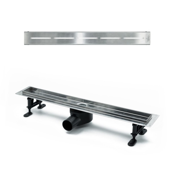 Душевой лоток Timo Drain Protect 70 DP20700-SG20700 с перфорированной решеткой SG20, сатин фото