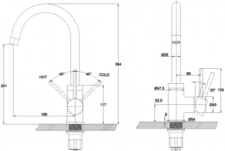 Смеситель для кухни Kaiser Merkur 26633 фото
