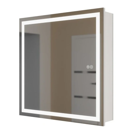 Зеркало шкаф с подсветкой в ванную Uperwood Tanos 70 ZTanos70w белый фото