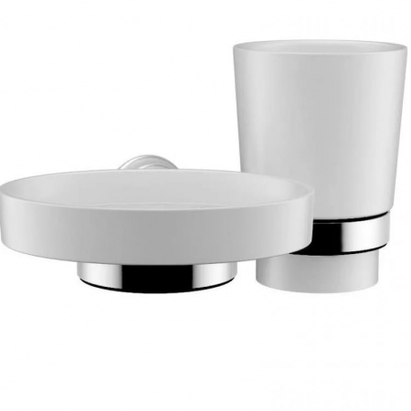 Стакан для зубных щеток с мыльницей Fixsen Best FX-71606+08 фото