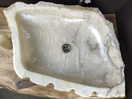 Раковина из оникса Indo Erozy Блитар EO-00052 фото