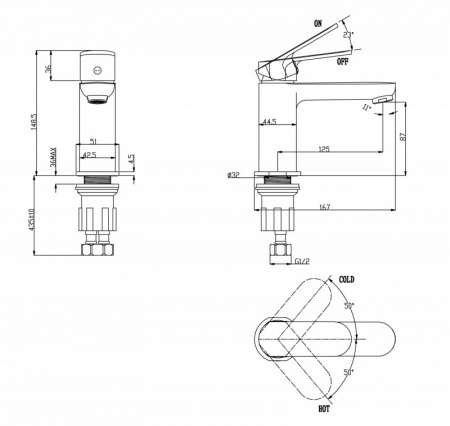 Смеситель для раковины BelBagno Ancora ANC-LVM-CRM фото