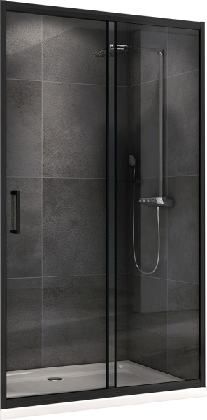 Душевая дверь ABBER Schwarzer Diamant AG30180B 180 см фото