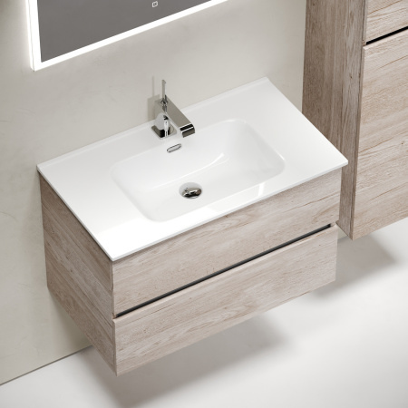 Тумба под раковину Sancos Urban UR80EG дуб галифакс натуральный фото