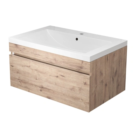 Тумба под раковину Uperwood Eva 75 3930213465 крафт табачный фото
