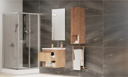 Тумба под раковину Акватон Хоуп 60 1A287201HP6C0 орех фото