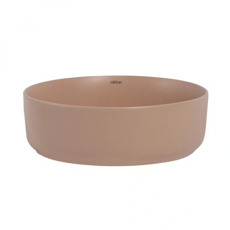 Накладная раковина Abber Bequem AC2108MBB 36x36 бежевая матовая фото