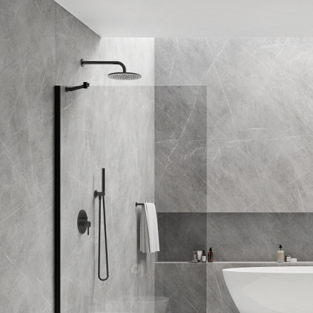 Душевая система для скрытого монтажа Omnires Y SYSY18BL черный фото