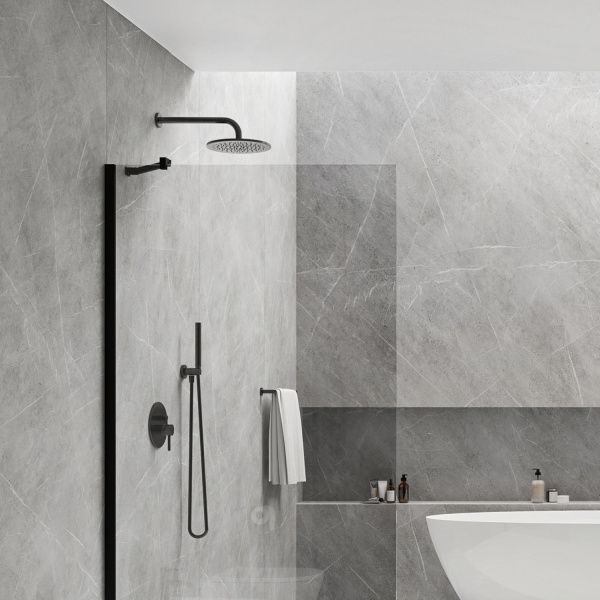 Душевая система для скрытого монтажа Omnires Y SYSY18BL черный фото