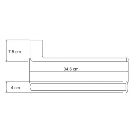 Полотенцедержатель WasserKRAFT Berkel К-6851 34,6 см фото