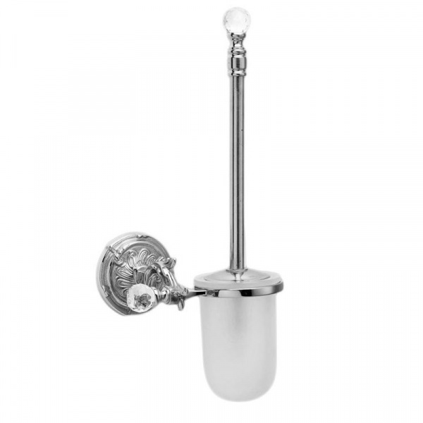Ершик для унитаза Art&Max Barocco Crystal AM-1785-Cr-C серебро фото
