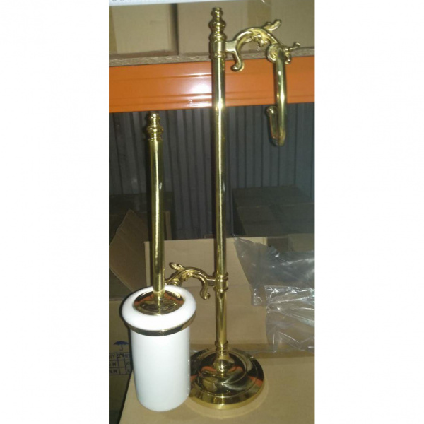 Стойка напольная для унитаза и биде Art&Max Barocco AM-1948-Do-Ant античное золото фото