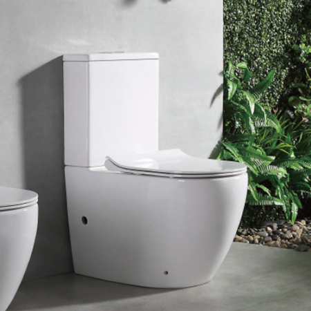 Унитаз напольный CeramaLux NS-2176 с сиденьем soft close фото