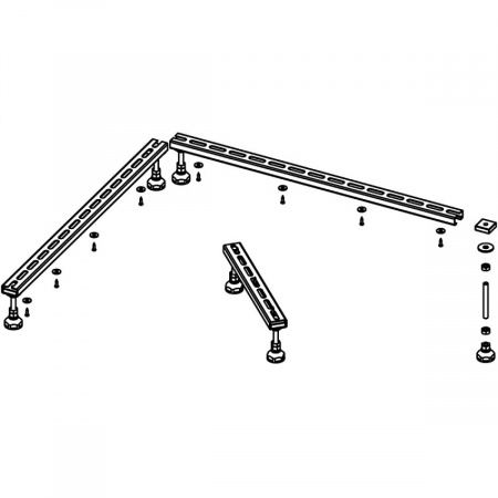 Ножки для поддона Riho Basel 402/412 POOTSET62 фото